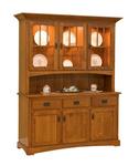 Amish Grand Arts & Crafts 63" Open Deck Dining Hutch