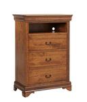 Amish Romeo Chest of Drawers with DVD Shelf