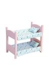 American Made Wooden Doll Bunk Bed
