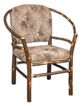 Amish Rustic Hickory Twig Hoop Chair