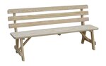 Amish Pine Wood Outdoor Bench