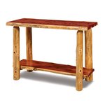 Amish Log Furniture Sofa Table