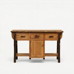 Solid Wood American Made Furniture Hickory Kitchen Island