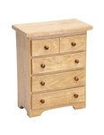 Wooden Chest of Drawers for Doll Clothes
