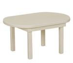 Solid Wood Doll Furniture Oval Table