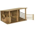 Wooden Toy Horse Stable