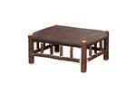 Big Sky Rustic Hickory Log Ottoman