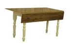 Reclaimed Barnwood Drop Leaf Dining Table