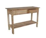 Barnwood Console Table with Drawers