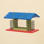 Large Poly Rectangle Bird Feeder with Suet