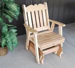 Cedar Wood Royal English Glider Chair