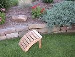 Cedar Wood Folding Ottoman