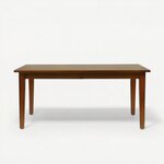 Amish Grand Shaker Solid Wood Leg Dining Table