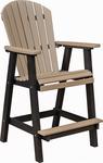 Berlin Gardens Comfo-Back Outdoor Poly Bar Chair