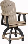 Berlin Gardens Comfo-Back Outdoor Swivel Poly Counter Chair