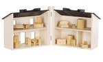 Wooden Folding Dollhouse