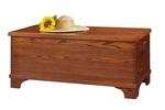 Amish Barossa Solid Wood Large Flat Top Hope Chest