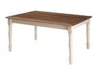 Wormy Maple American Farm Table - Solid Top