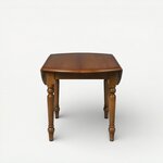 Amish Round Drop Leaf Dining Table