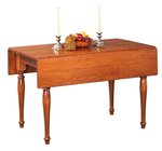Amish Square Hamel Dropleaf Extension Dining Table