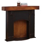 Fireplace Mantel with Optional Fireplace Insert