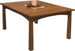 Amish Salisbury Mission Leg Dining Table