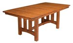 Amish Goshen Shaker Trestle Dining Table