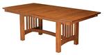 Cornelius Mission Trestle Dining Table