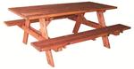 Red Cedar Wood 6' Picnic Table