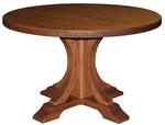 Sienna Solid Top Pedestal Dining Table by Keystone