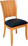 Amish Contemporary Scalloped Back Dining Chair
