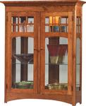Santa Fe Mission Short 2-Door Curio Cabinet