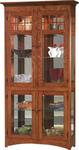 Santa Fe Tall 4-Door Curio Cabinet