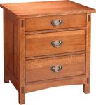 Lake Champlain Three Drawer Nightstand