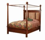 Columbus Bed with Canopy and Fabric Panels