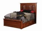 Leather Panel Columbus Storage Bed