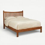 Amish Portland Slatted Bed with Low Footboard