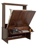 Vertical Murphy Wall Bed and Desk