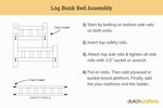 Log Bunkbed Assembly Instructions