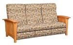 Paneled Mission Recliner Sofa