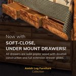 Log Soft Close Under Mount Drawers