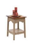 Pine Wood Farmhouse End Table