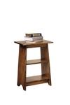 Pine Open Shelf End Table