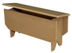 3' Pine Storage Bench