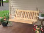 Amish Cedar Wood Traditional English Swing