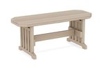 Zen Extra Wide Poly Backless Mission Bench
