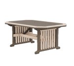 Zen Poly Mission Dining Table with Border