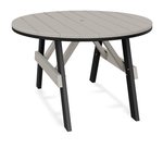 Poly 48" Round Garden Dining Table