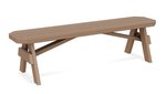 Poly Extra Wide Backless Garden Bench