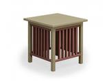 Zen Poly Mission End Table